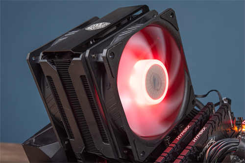 Cooler Master MasterAir MA612 Stealth ARGB开箱测试(29)
