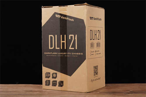 darkFlash DLH21 ITX机壳开箱测试/美型直塔设计、底部环绕ARGB灯效(1)