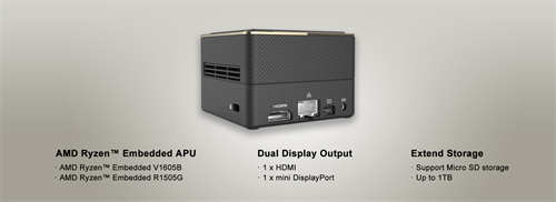 精英推出LIVA Q3 Plus迷你PC：採用AMD Ryzen Embedded V1605B SoC