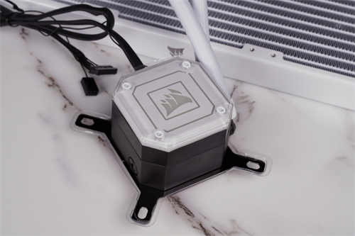 CORSAIR iCUE H150i ELITE CAPELLIX WHITE一体式水冷散热器开箱/换上白色新装(4)