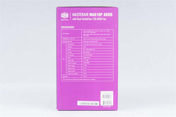 Cooler Master MasterAir MA610P ARGB散热器开箱测试/六根热导管搭载、流线型上盖设计(2)