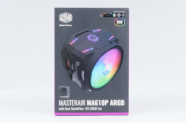 Cooler Master MasterAir MA610P ARGB散热器开箱测试/六根热导管搭载、流线型上盖设计(1)