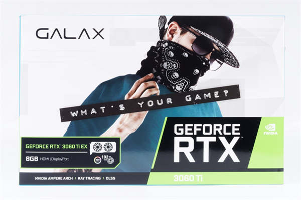 GALAX GeForce RTX 3060 Ti EX(1-Click OC)开箱测试(1)