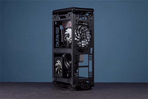 Phanteks Evolv Shift 2、Shift 2 Air ITX塔式机壳开箱/背部篓空加大散热、玻璃网(38)