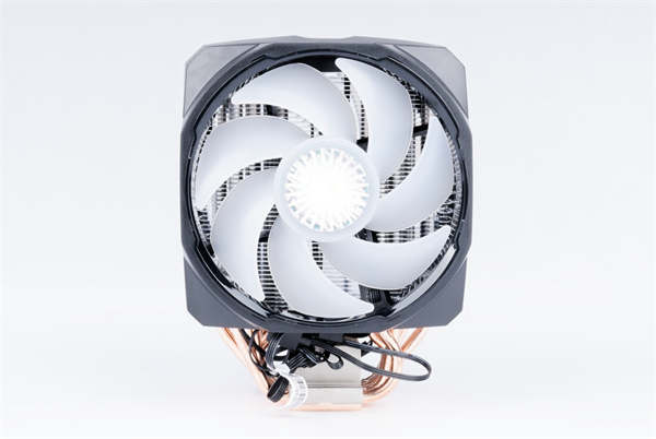 Cooler Master MasterAir MA610P ARGB散热器开箱测试/六根热导管搭载、流线型上盖设计(5)