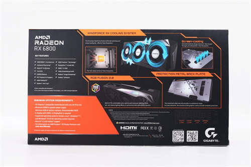 GIGABYTE Radeon RX 6800 GAMING OC 16G显示卡开箱/主流2K力压同级竞品(2)