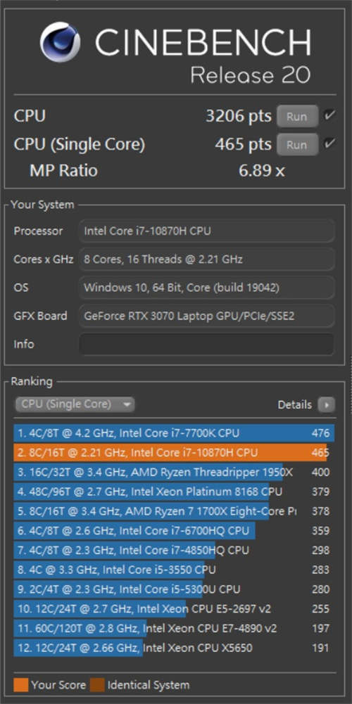 GIGABYTE AORUS 15G XC电竞笔电开箱/搭载 RTX 3070笔电显示卡、顺畅体验(39)