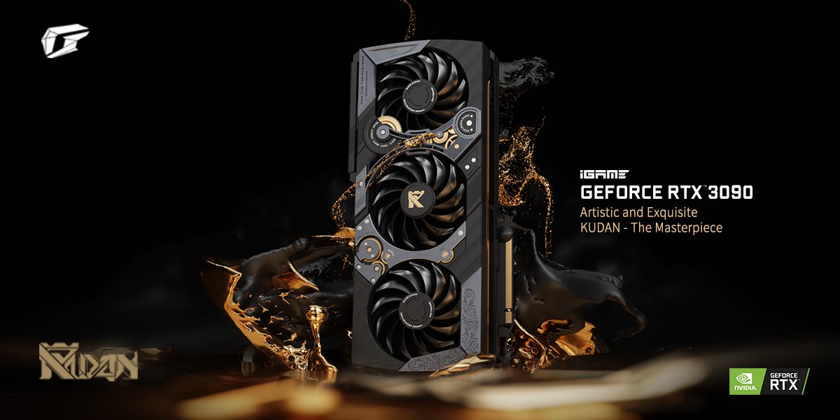 七彩虹正式展示旗舰GeForce RTX 3090 iGAME KUDAN显示卡，史上最贵Ampere！