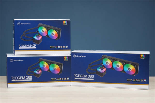 SilverStone Ice Gem一体式水冷散热器/钻石灯效超吸睛，240、280、360 一次到位(2)