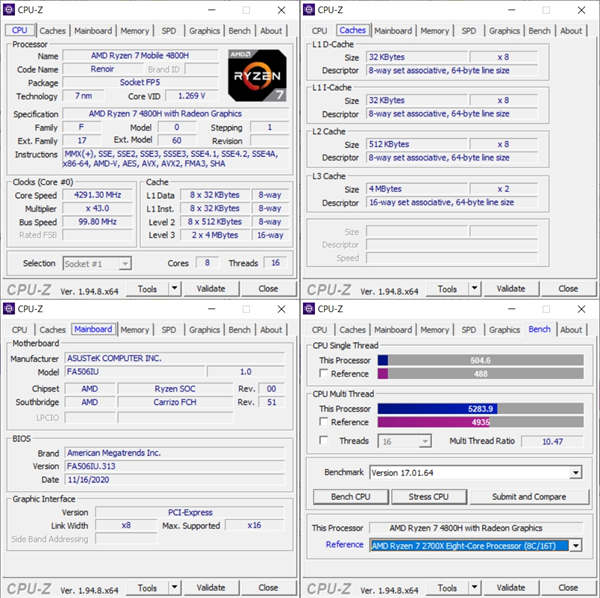 ASUS TUF Gaming A15 FA506IU电竞笔电开箱/A+N混血高性价比、军规用料硬派外型(45)
