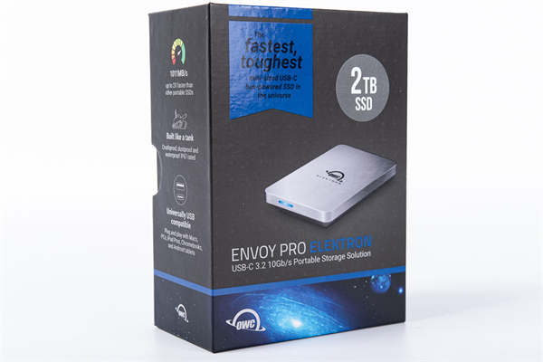 OWC Envoy Pro Elektron小巧USB SSD随身碟开箱/重本铝壳10Gb/s高速传输(1)