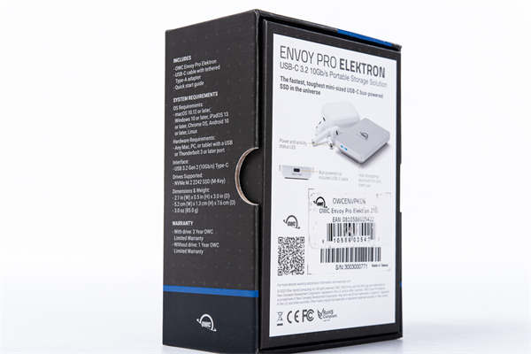 OWC Envoy Pro Elektron小巧USB SSD随身碟开箱/重本铝壳10Gb/s高速传输(2)