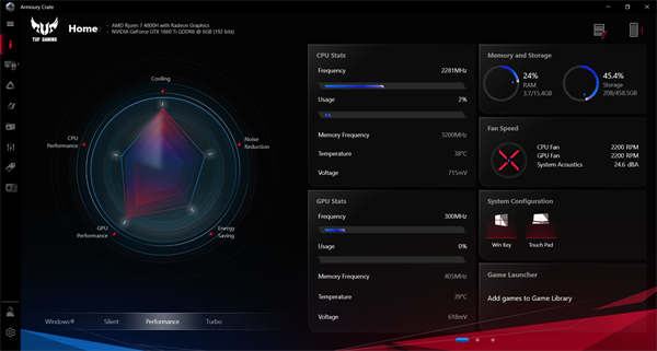 ASUS TUF Gaming A15 FA506IU电竞笔电开箱/A+N混血高性价比、军规用料硬派外型(44)
