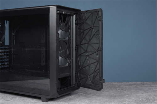 Fractal Design Meshify 2机箱/经典几何立体造型前面板、超大空间轻鬆组装(6)