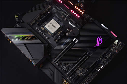 ASUS ROG Crosshair VIII Dark Hero主机板开箱测试/英雄再临 黑化无扇(39)