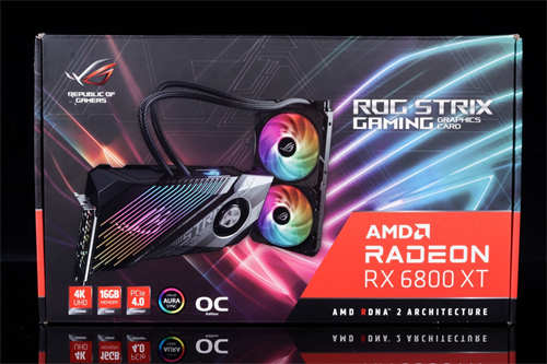 ASUS ROG STRIX LC RX 6800 XT O16G GAMING开箱测试/一张完整满足灯效、散热(1)