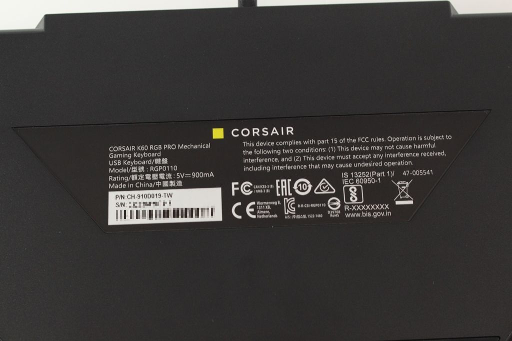 CORSAIR K60 PRO/K60 RGB PRO机械电竞键盘开箱(21)