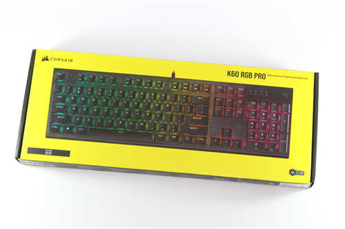CORSAIR K60 PRO/K60 RGB PRO机械电竞键盘开箱(1)