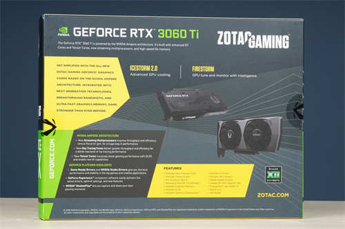 ZOTAC GAMING GeForce RTX 3060 Ti Twin Edge OC显示卡/短小精悍(2)