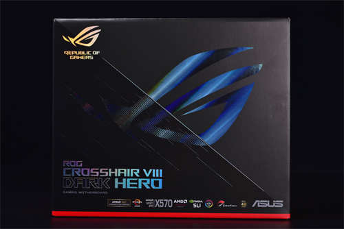 ASUS ROG Crosshair VIII Dark Hero主机板开箱测试/英雄再临 黑化无扇(1)