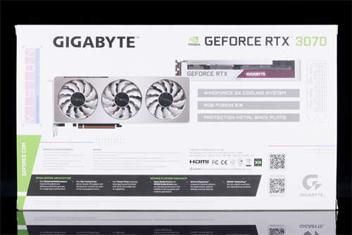 GIGABYTE GeForce RTX 3070 VISION OC 8G开箱测试(2)