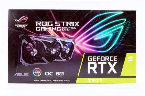 ROG STRIX GeForce RTX 3060 Ti O8G GAMING显示卡开箱测试报告