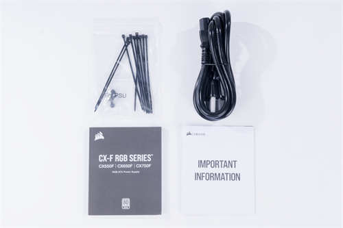 CORSAIR CX650F RGB WHITE 80Plus铜牌电源开箱测试/白色入门款的电源首选(4)