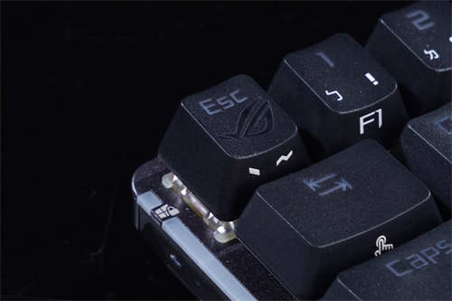 ROG Falchion 65%无线机械键盘开箱/互动式触控条不受限、ROG首款带有灯光的无线键盘(7)