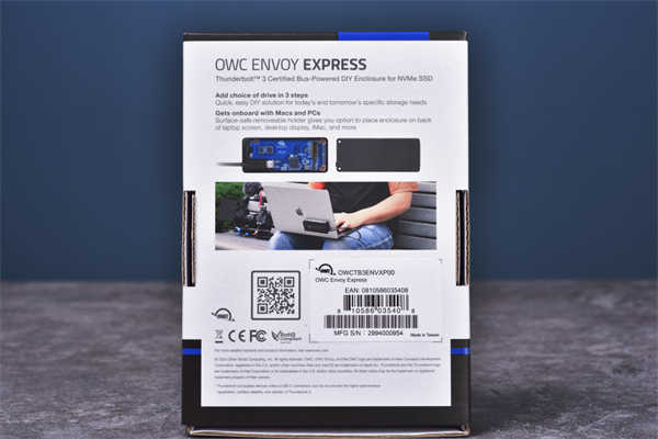 OWC Envoy Express随身Thunderbolt 3 SSD外接盒开箱(2)
