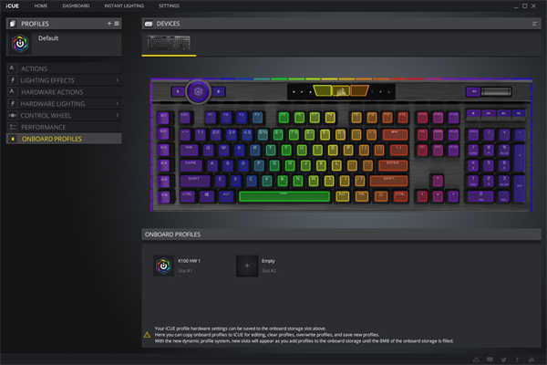 CORSAIR K100 RGB机械键盘/新增多功能转盘，战斗力再升级(33)