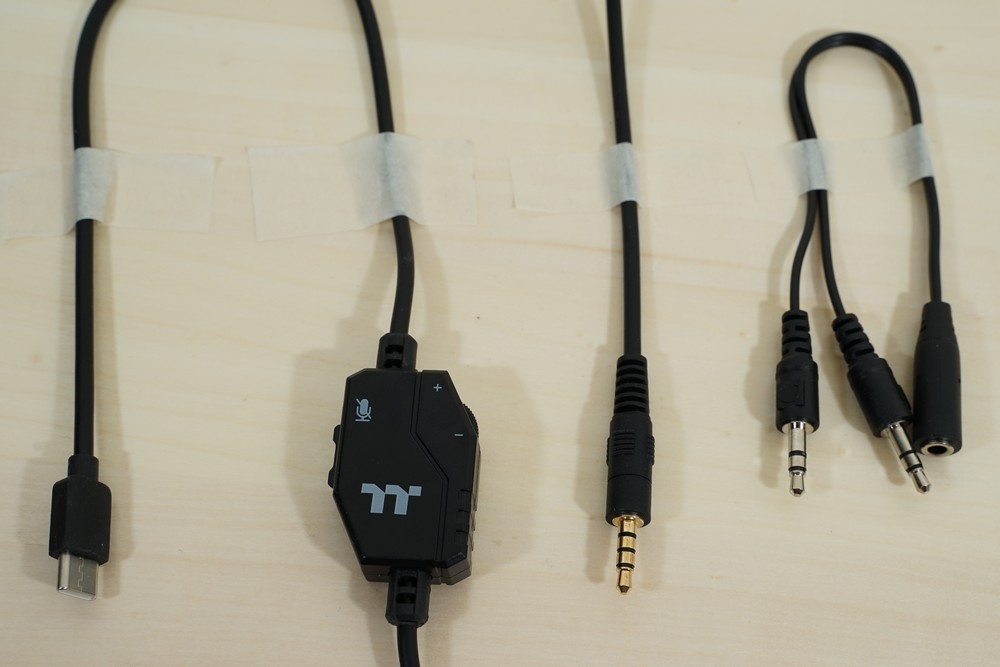 Thermaltake Argent H5立体电竞耳机开箱/轻巧便携模组化设计(17)