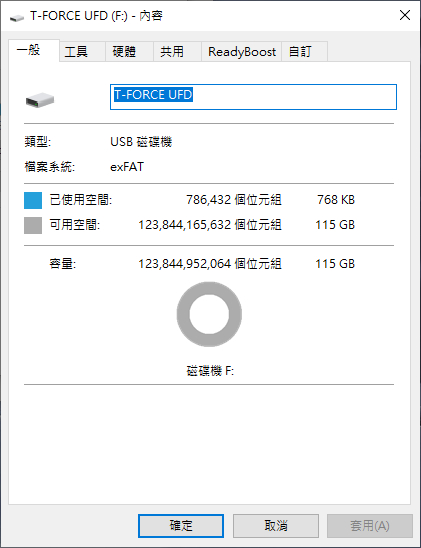 十铨 T-FORCE SPARK USB3.2 Gen1 128GB RGB随身碟/创新剩余容量灯效即时显示设计(15)