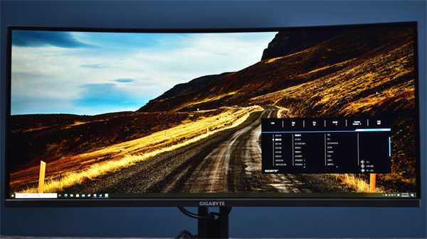GIGABYTE G34WQC电竞萤幕开箱测试/曲面1500R 2K 144Hz的划算之选(17)