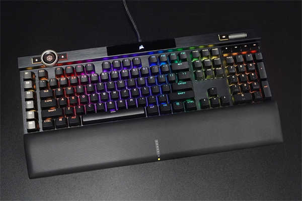 CORSAIR K100 RGB机械键盘/新增多功能转盘，战斗力再升级(30)
