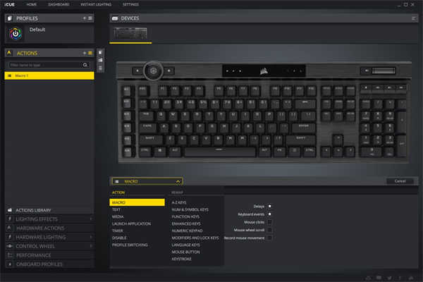 CORSAIR K100 RGB机械键盘/新增多功能转盘，战斗力再升级(26)