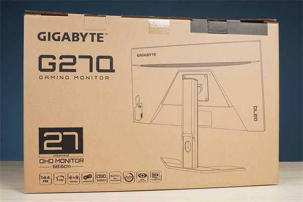 GIGABYTE G27Q电竞显示器/27吋2K画质细腻，超广色域IPS色彩艳丽(2)