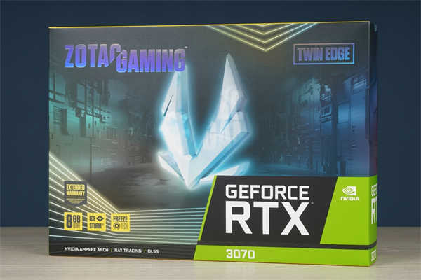 ZOTAC GAMING GeForce RTX 3070 TWIN EDGE/大小双扇设计再现，散热器加宽不加厚(1)