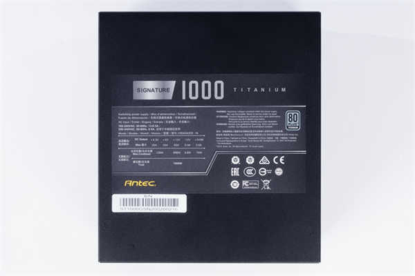 Antec Signature 1000W TITANIUM 80 PLUS钛金电源开箱/钛金等级的超高转换效率标(17)