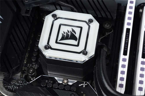CORSAIR iCUE H100i ELITE CAPELLIX一体式水冷散热器/性能表现依旧，全新设计外型更亮(26)