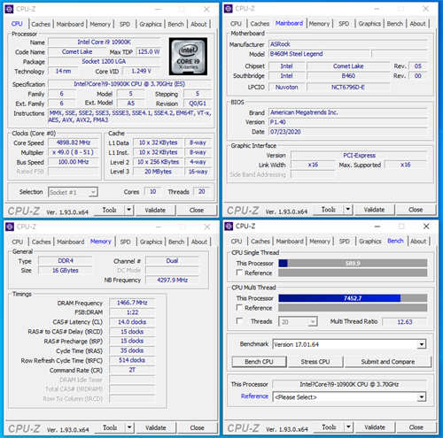 ASRock B460M Steel Legend主机板开箱测试/ 钢铁传奇、中阶定位、规格完整又齐全(60)