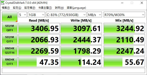 潮流新机MSI GE66 Raider 10SGS测试报告/钛银新色Mystic灯bar炫(70)