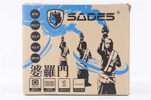 SADES赛德斯婆罗门Brahmin ATX电竞机壳开箱/4mm全景钢化玻璃、中小型塔式设计