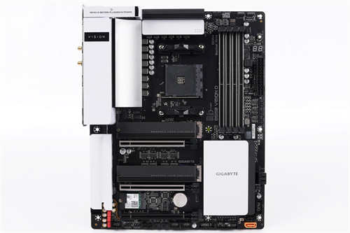 GIGABYTE B550 VISION D主机板开箱测试ft. Ryzen 7 4750G主白色系高颜质Thunderbolt3好迅速(3)