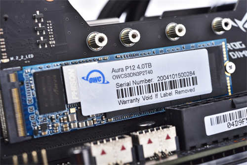 OWC Aura P12 4.0TB M.2 NVMe SSD开箱/创意不速限 容量存梦想(15)