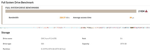 OWC Aura P12 4.0TB M.2 NVMe SSD开箱/创意不速限 容量存梦想(13)