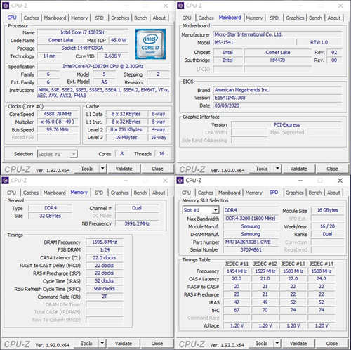 潮流新机MSI GE66 Raider 10SGS测试报告/钛银新色Mystic灯bar炫(56)