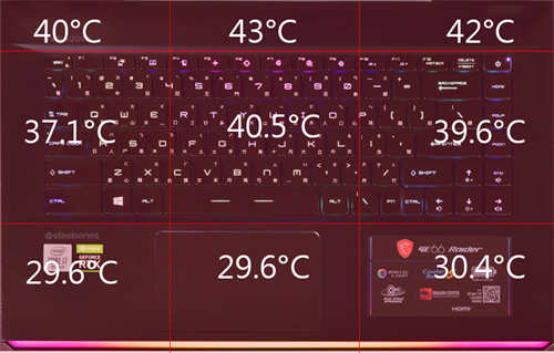 潮流新机MSI GE66 Raider 10SGS测试报告/钛银新色Mystic灯bar炫(82)