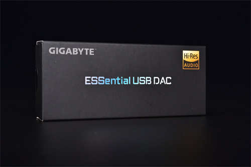 GIGABYTE ESSential USB DAC开箱 随身高音质 ESS SABRE HIFI, Type C 3.5mm