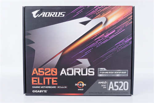 技嘉A520 AORUS ELITE开箱测试/ATX版型设计，AMD的最佳入门主机板选择(1)