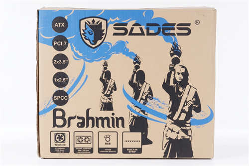 SADES赛德斯婆罗门Brahmin ATX电竞机壳开箱/4mm全景钢化玻璃、中小型塔式设计(1)